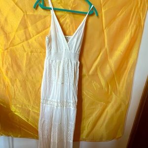 NWOT 100% Cotton White Maxi Dress